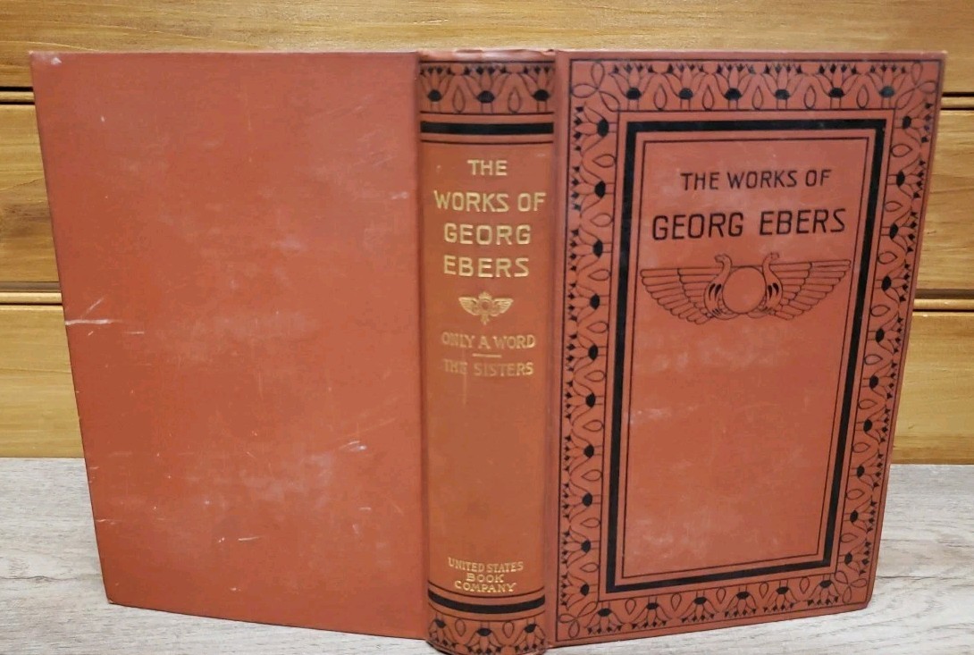 The Historical Romances of Georg Ebers Lot Of 5 From Late 1800s HC