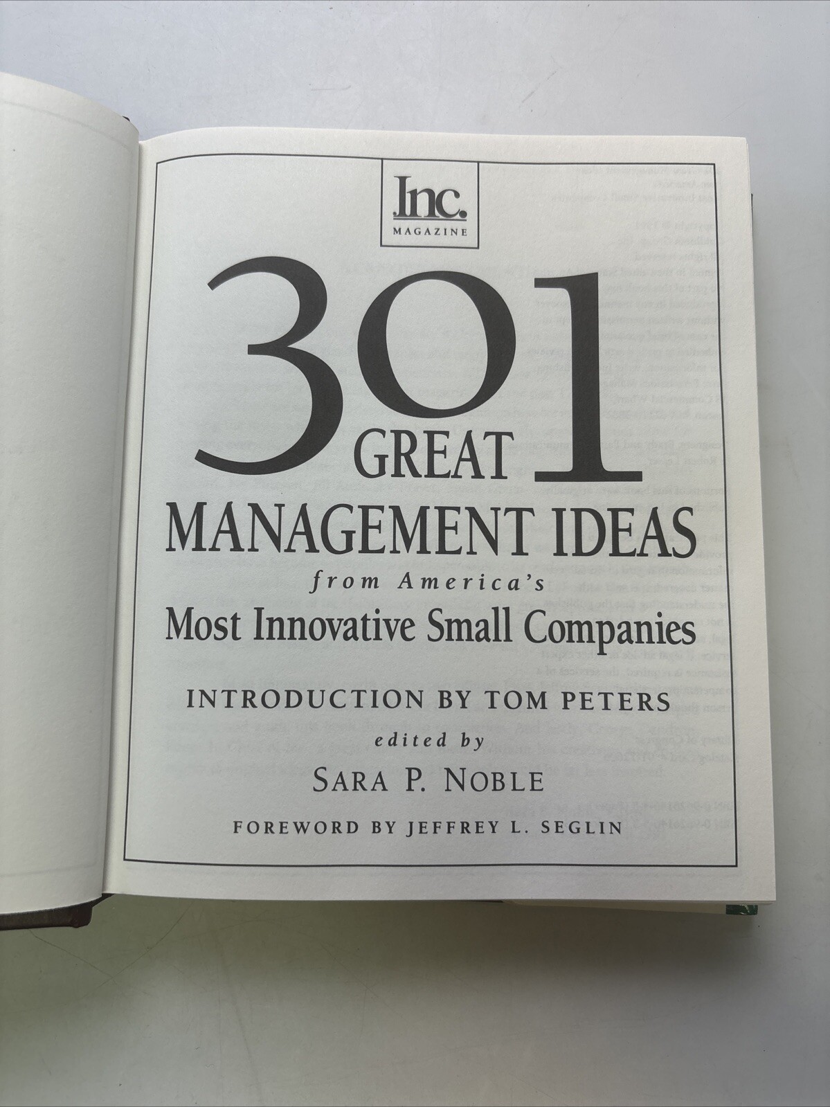 301 Great Management Ideas by Tom Peters (1991)