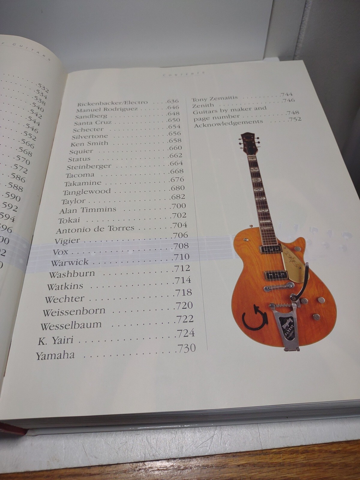 The Illustrated Directory of Guitars Nick Freeth 2006 Hardcover 752 Pages