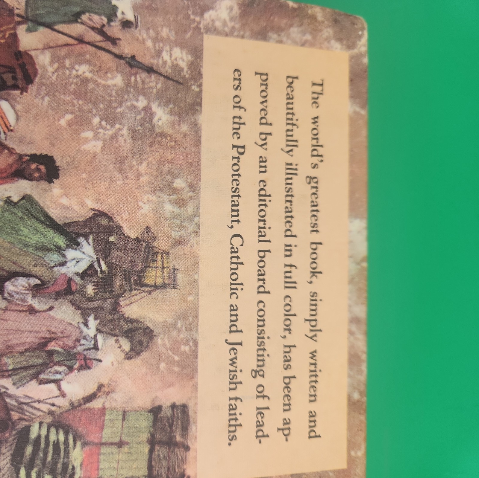 Vintage 1965 The Children’s Bible Book Hardcover God Religion 510 Pages