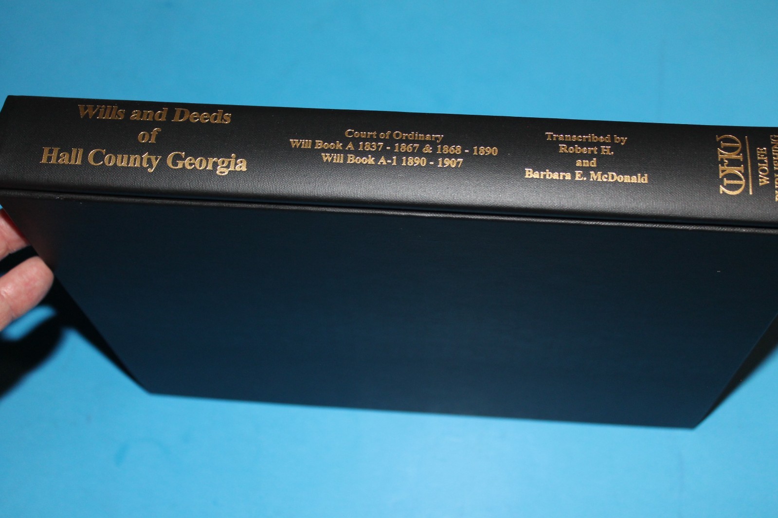 Brand New WILLS AND DEEDS OF HALL COUNTY, GEORGIA Gainesville, Genealogy (2002