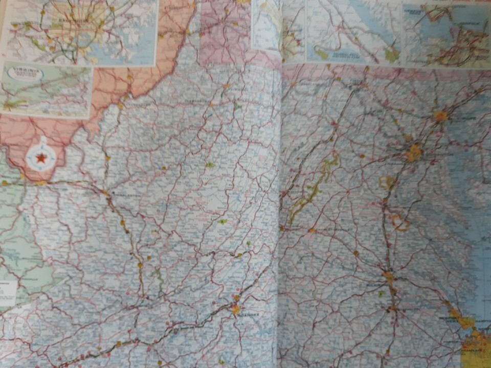 Texaco Touring Atlas by Rand McNally 1965 United States Canada Mexico Vintage