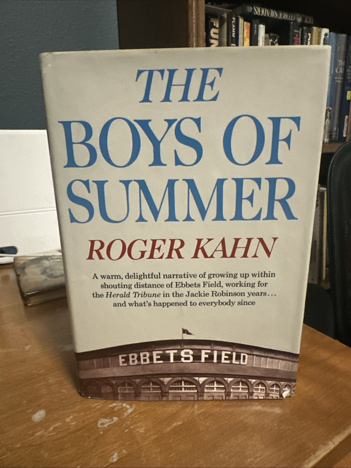 Roger Kahn SIGNED „The Boys of Summer“ 1st printing HC 1972 NOT Book Club