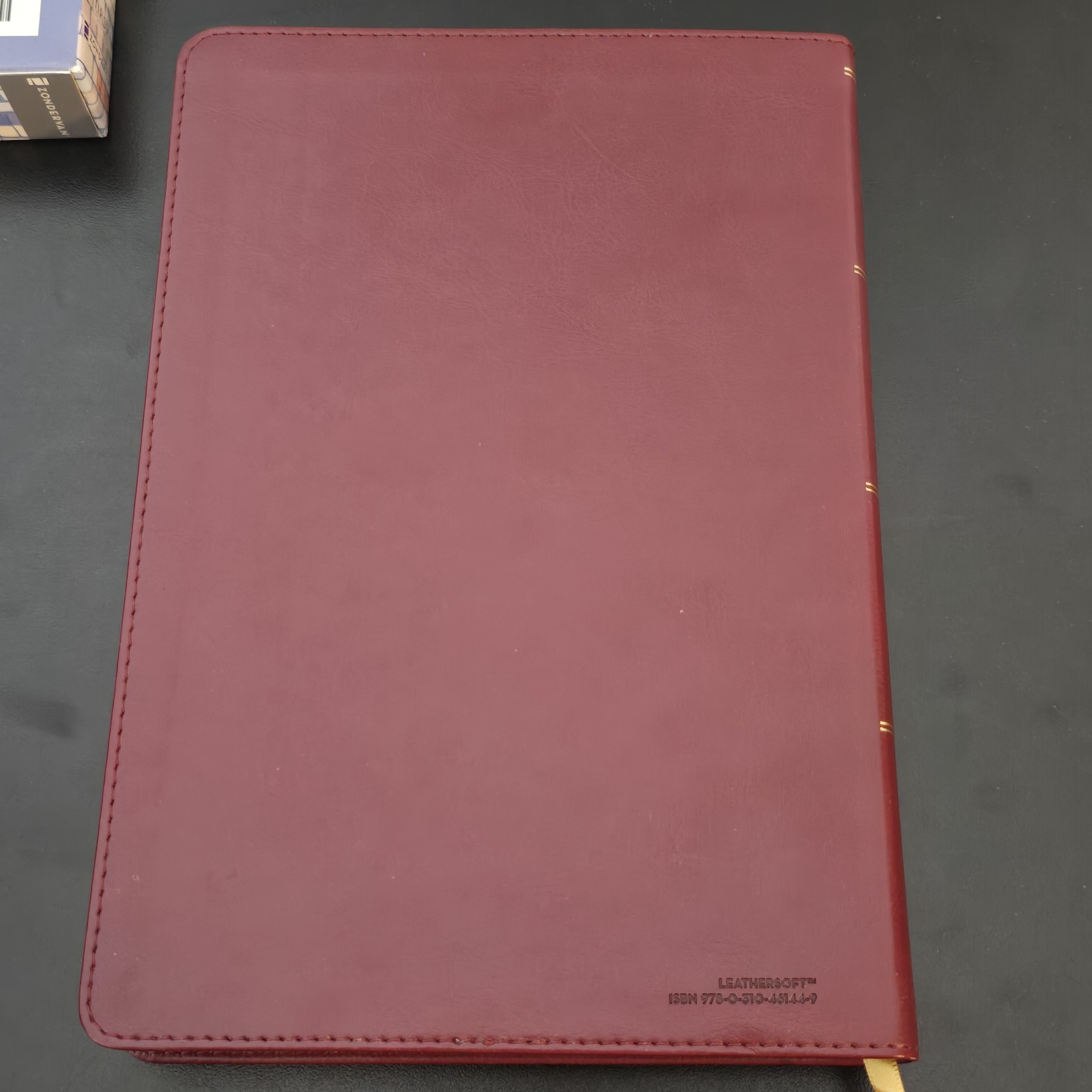 NRSVue, Holy Bible, Leather soft, Burgundy, Comfort Print