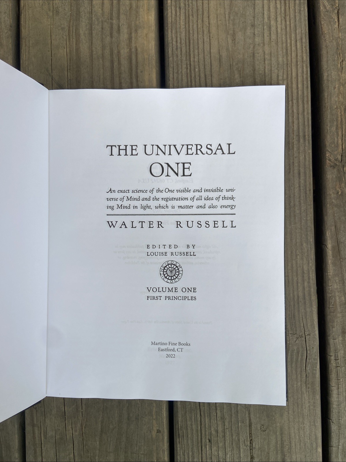 The Universal One (Hardback or Cased Book)