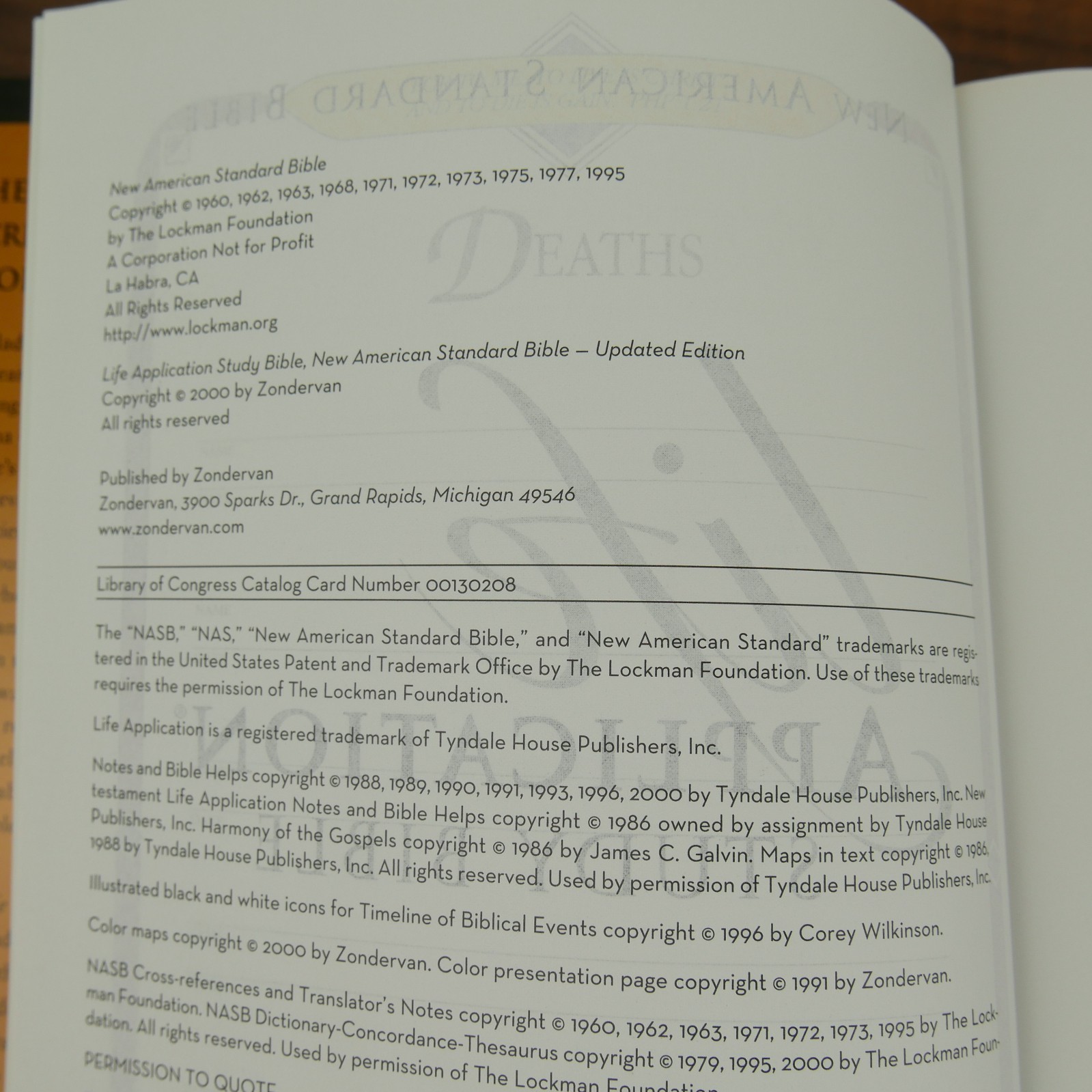 Life Application Study Bible, NASB – Hardcover By Beers, Ronald A.