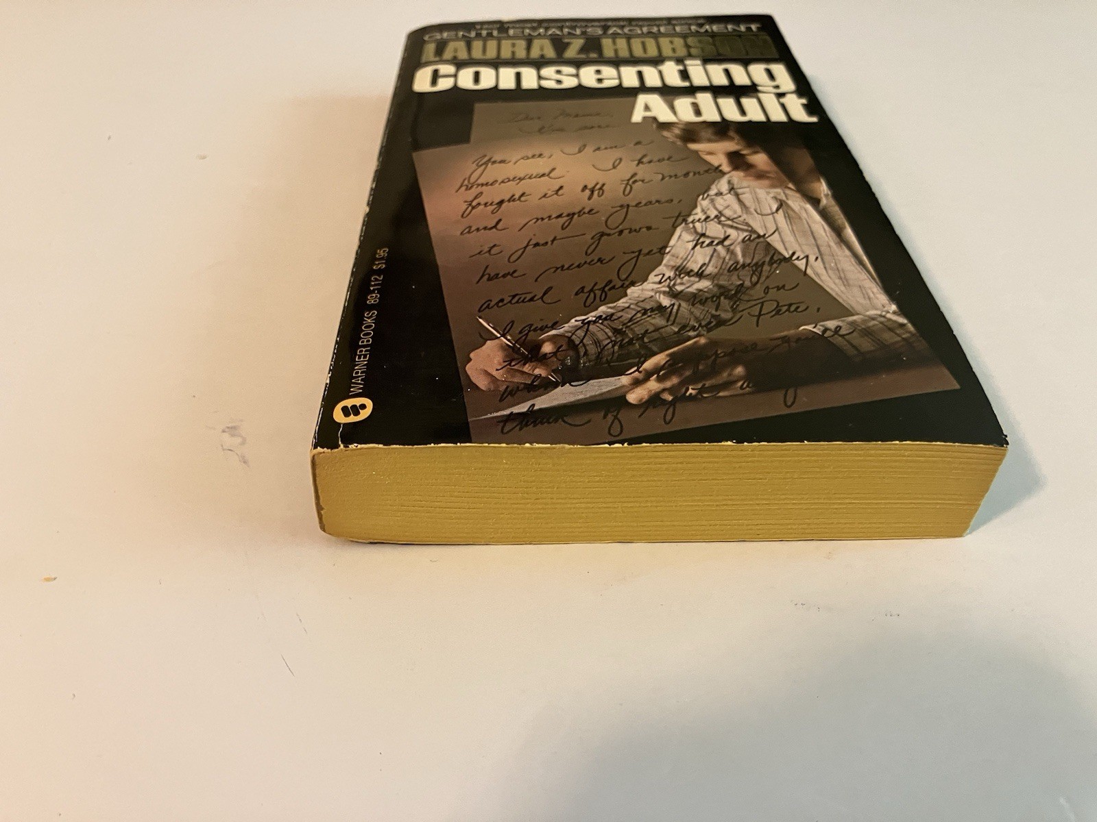 CONSENTING ADULT LAURA Z. HOBSON PB WARNER BOOKS 1976 LGBTQ PSYCHOLOGY FAMILY
