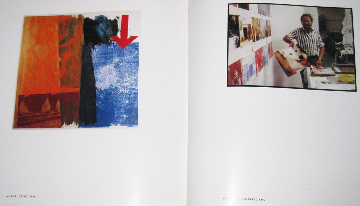 Rauschenberg Night Shades and Urban Bourbons exhibition catalog 9 in X 10.25 in.