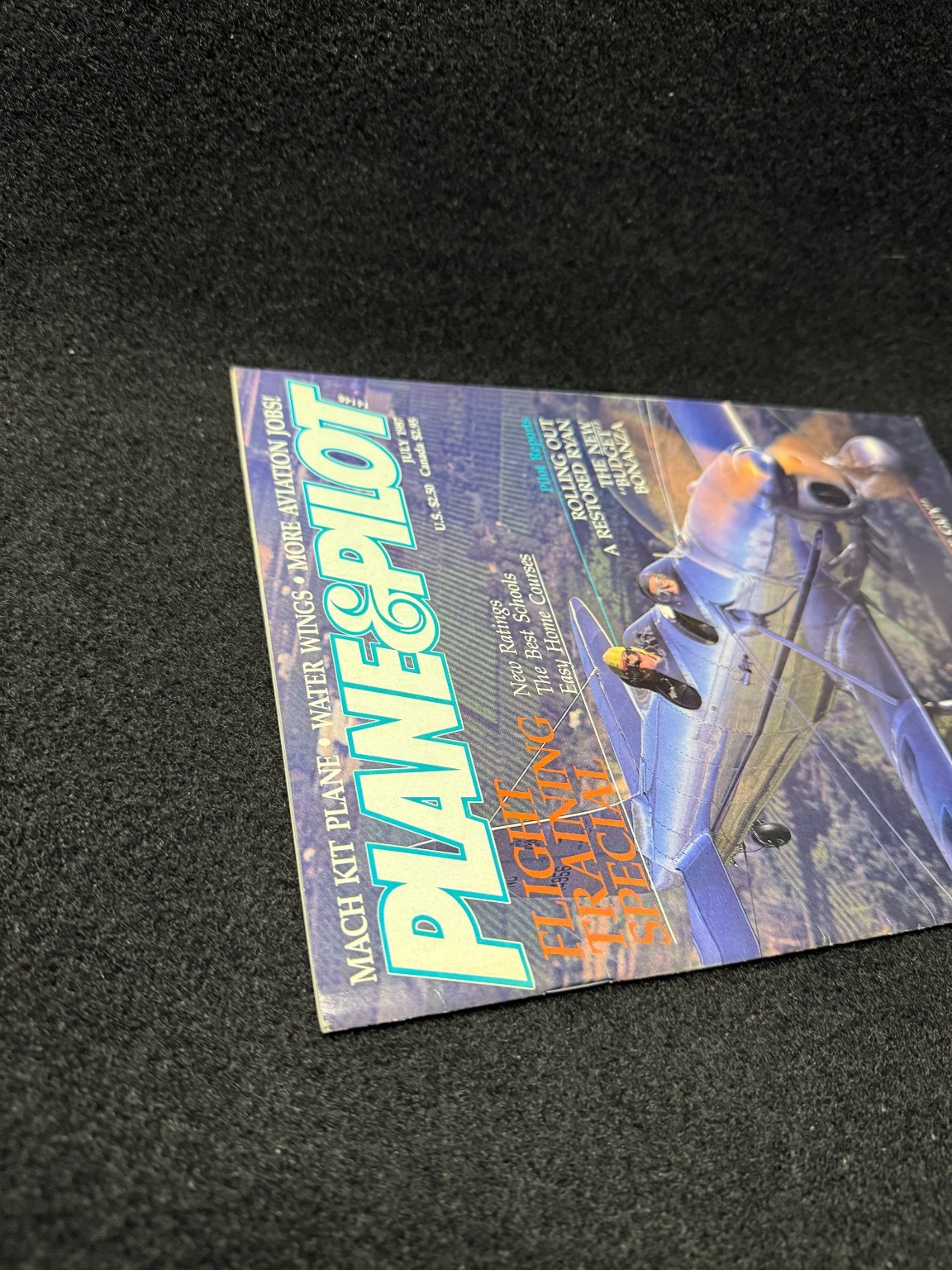 Plane & Pilot Magazine July 1987 Aviation Aircraft Flight Training Vintage