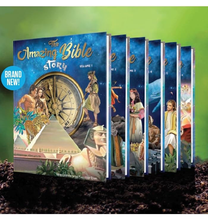 AMAZING BIBLE STORY SET – 6 VOLUMES BY AMAZING FACTS – Doug Batchelor
