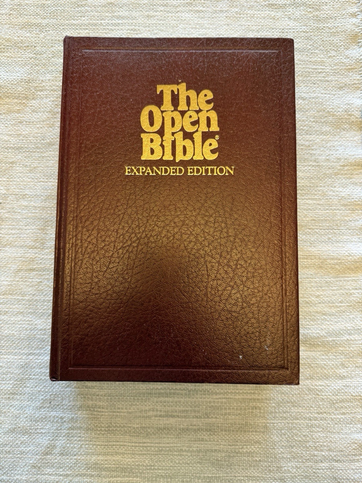 NKJV The Open Bible 1987 Expanded Edition Hardcover Large Print