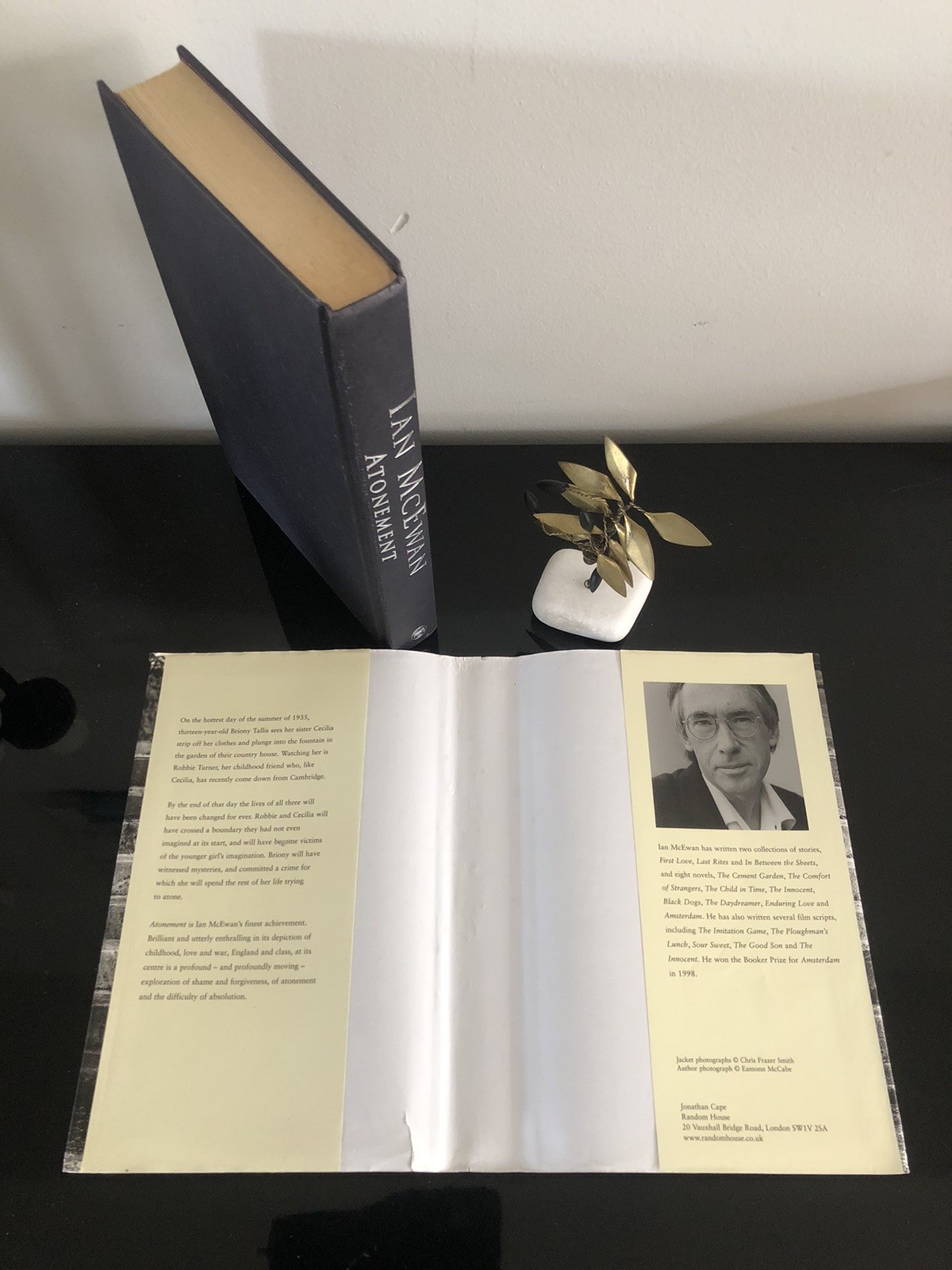 Ian McEwan Atonement Jonathan Cape 2001 First Ed/F.Print H/C D/J Good Condition