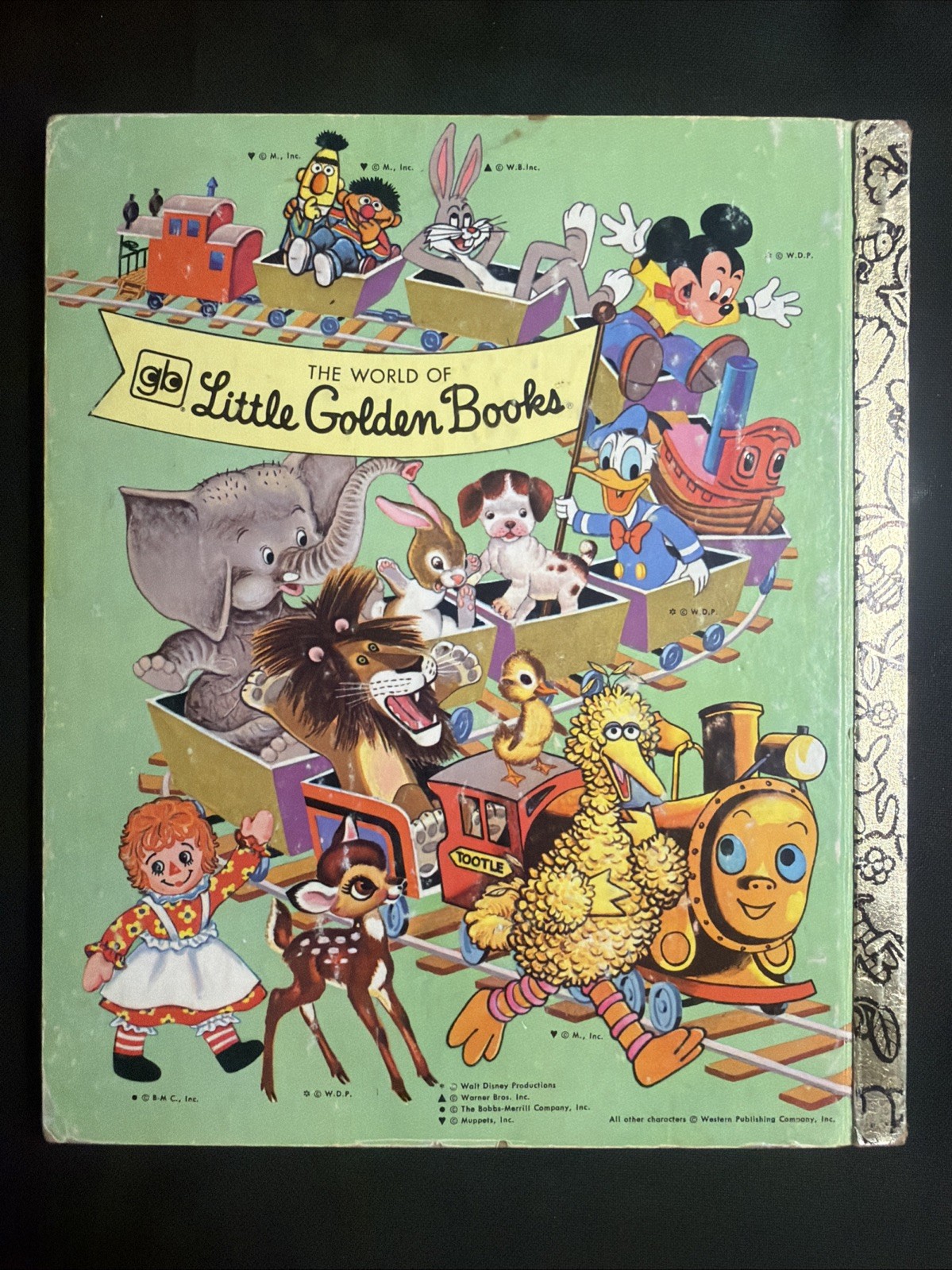Vintage A Little Golden Book Disney’s Pinocchio 1978 .59 D100 #7786