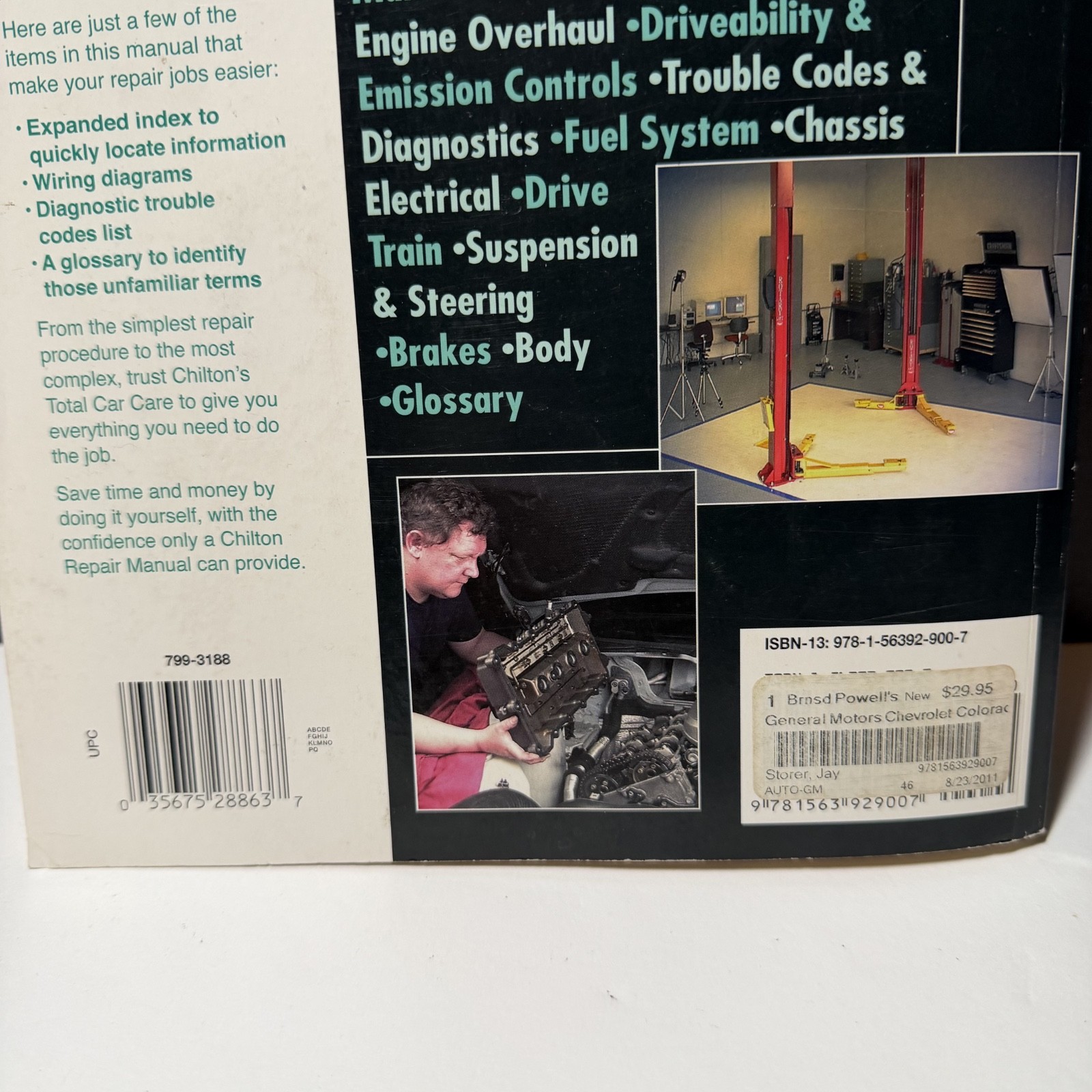 Chilton GM Colorado/Canyon 2004-10 Repair Manual