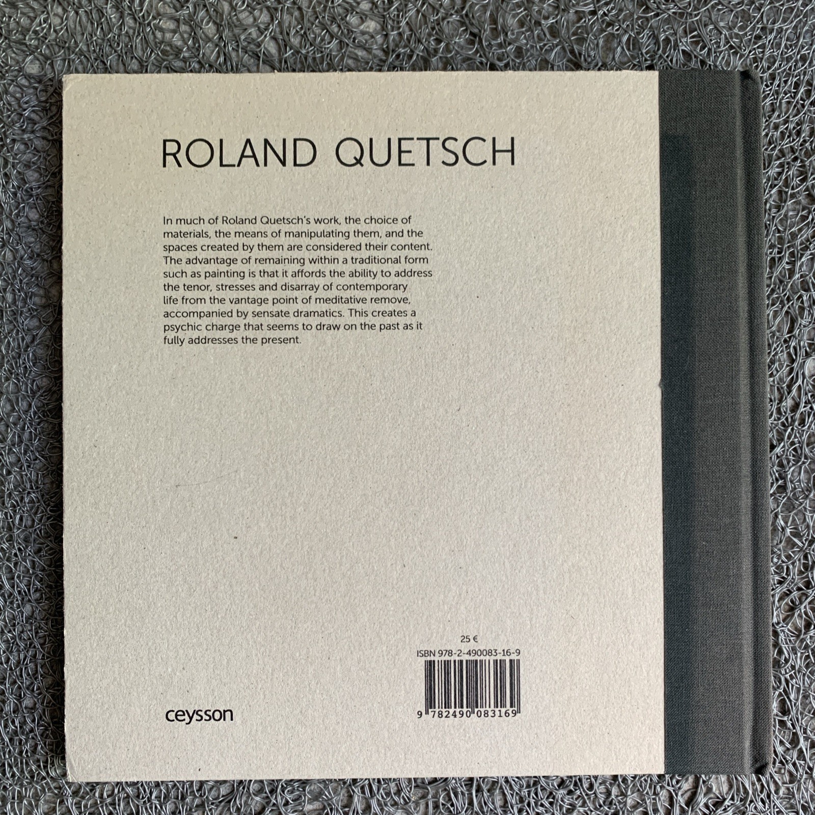 Roland Quetsch : Interview with Joe Fyfe : HC, 96 pages : VGC