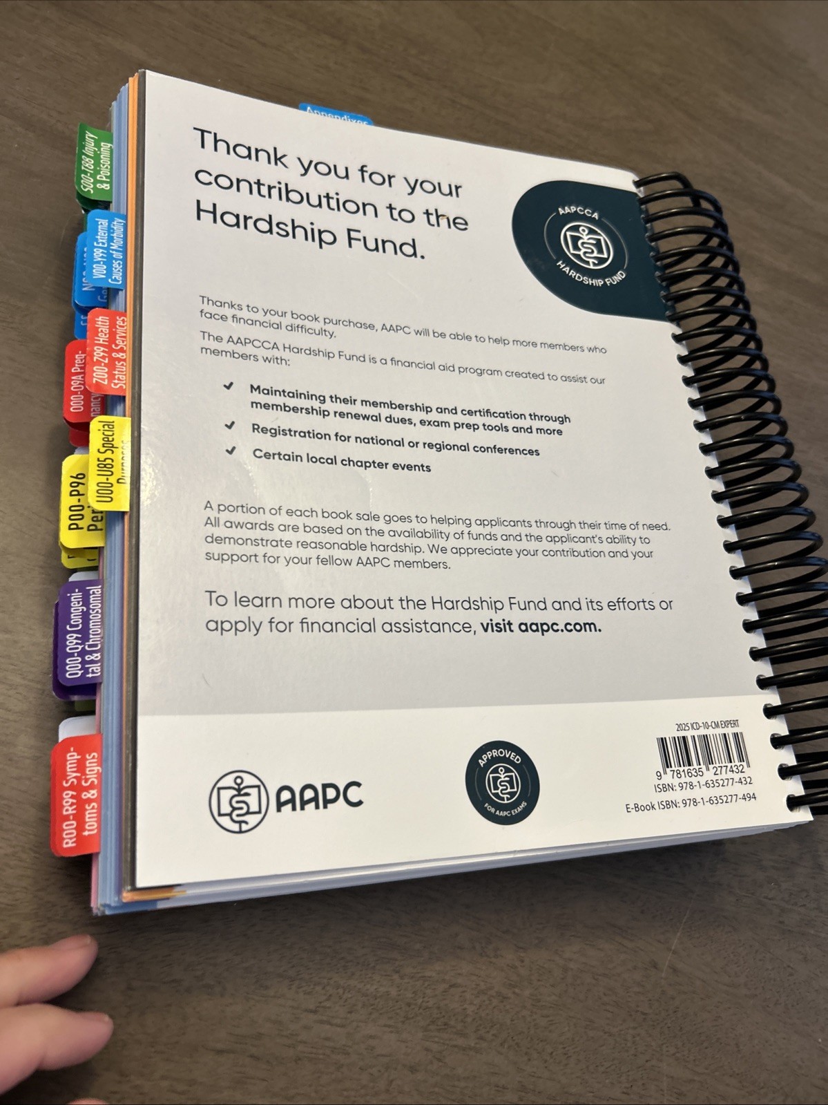 ICD-10-CM Complete Code Set 2025 – Spiral-bound, by AAPC – Good