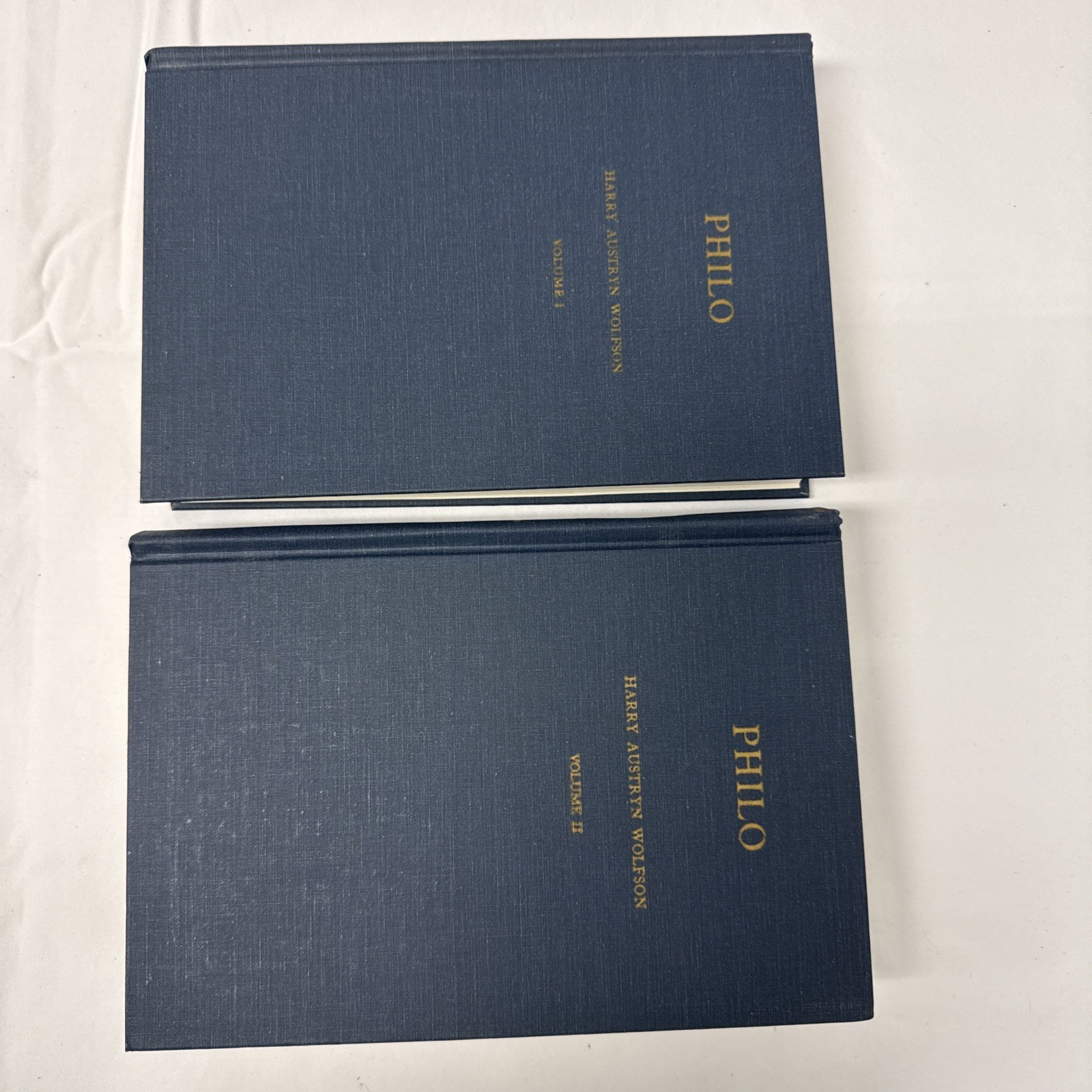 PHILO FOUNDATIONS OF RELIGIOUS PHILOSOPHY IN JUDAISM, By Harry Austryn Wolfson