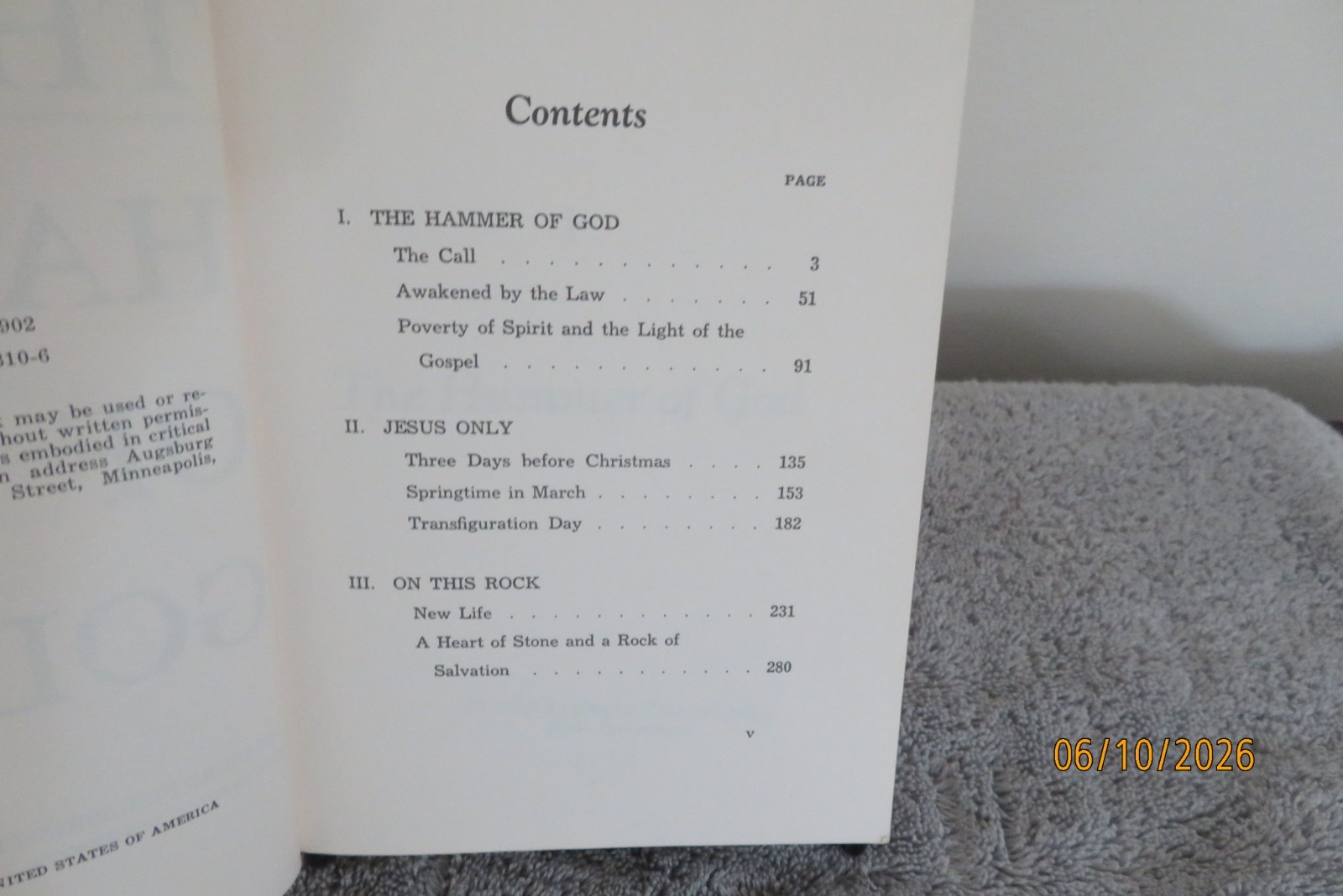 The Hammer of God by Bo Giertz 1973 PB Augsburg Publishing House Ex-Library
