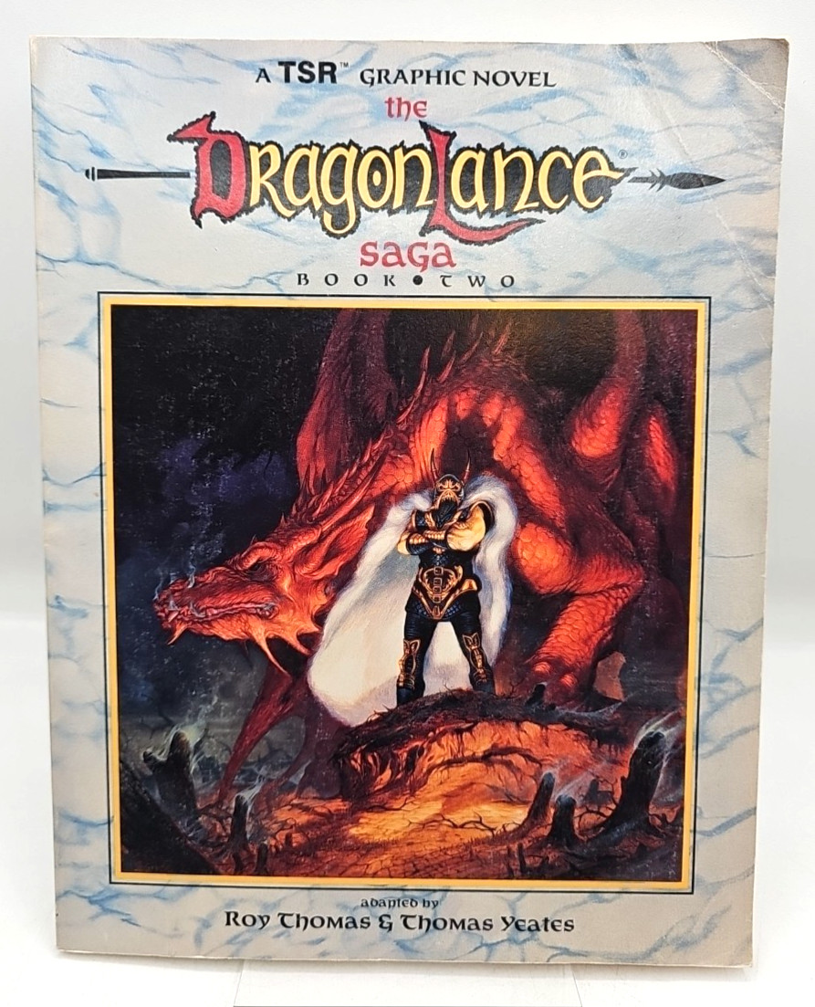 The Dragonlance Saga Book 2 Roy Thomas First Edition 1st Printing Paperback
