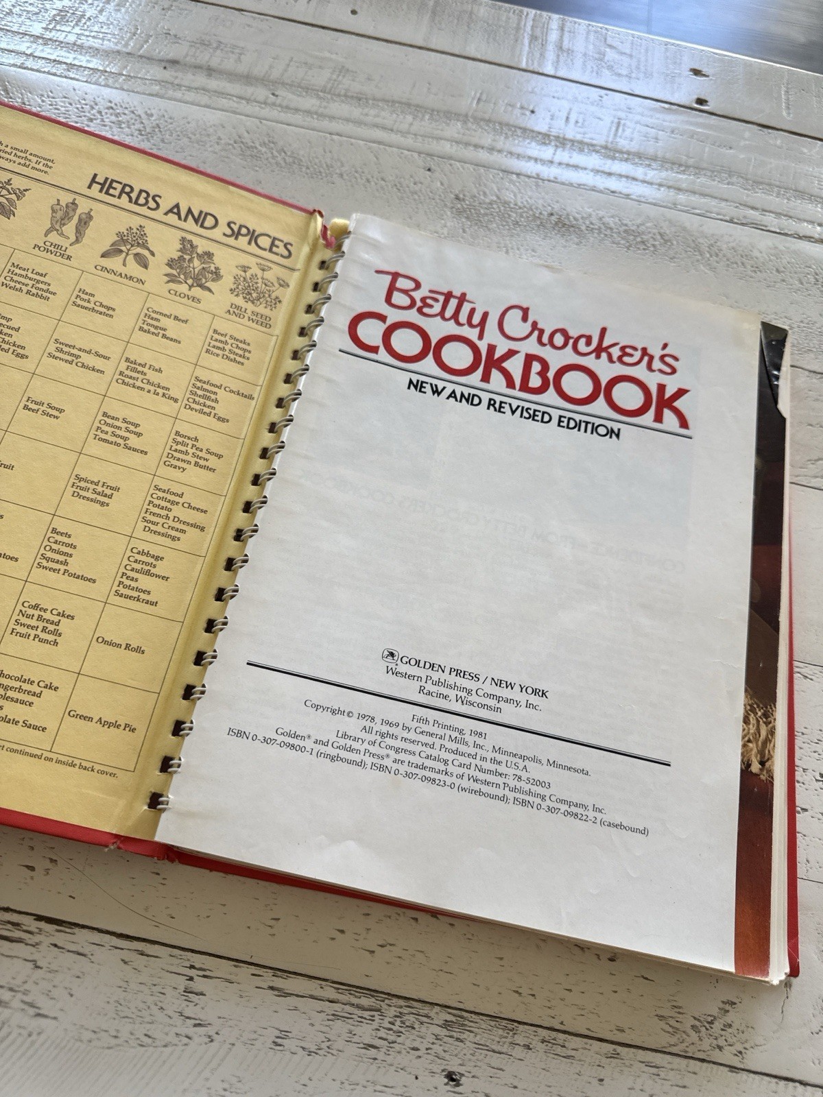 Betty Crocker Cookbook Lot 2 HC Spiral Picture Cook Book Revised 1956 1978