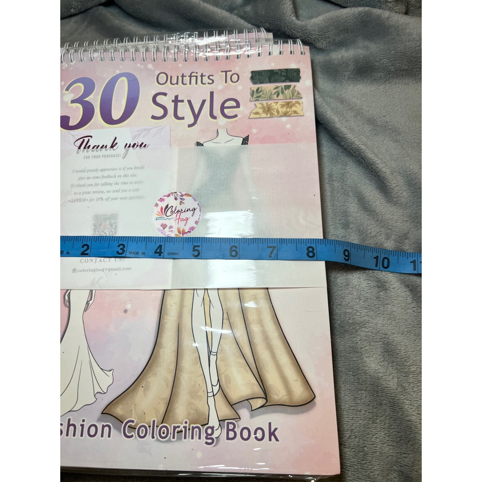 Fashion Dress Coloring Book Lot 30 Dresses Outfits To Style Spiral Bound 3pc