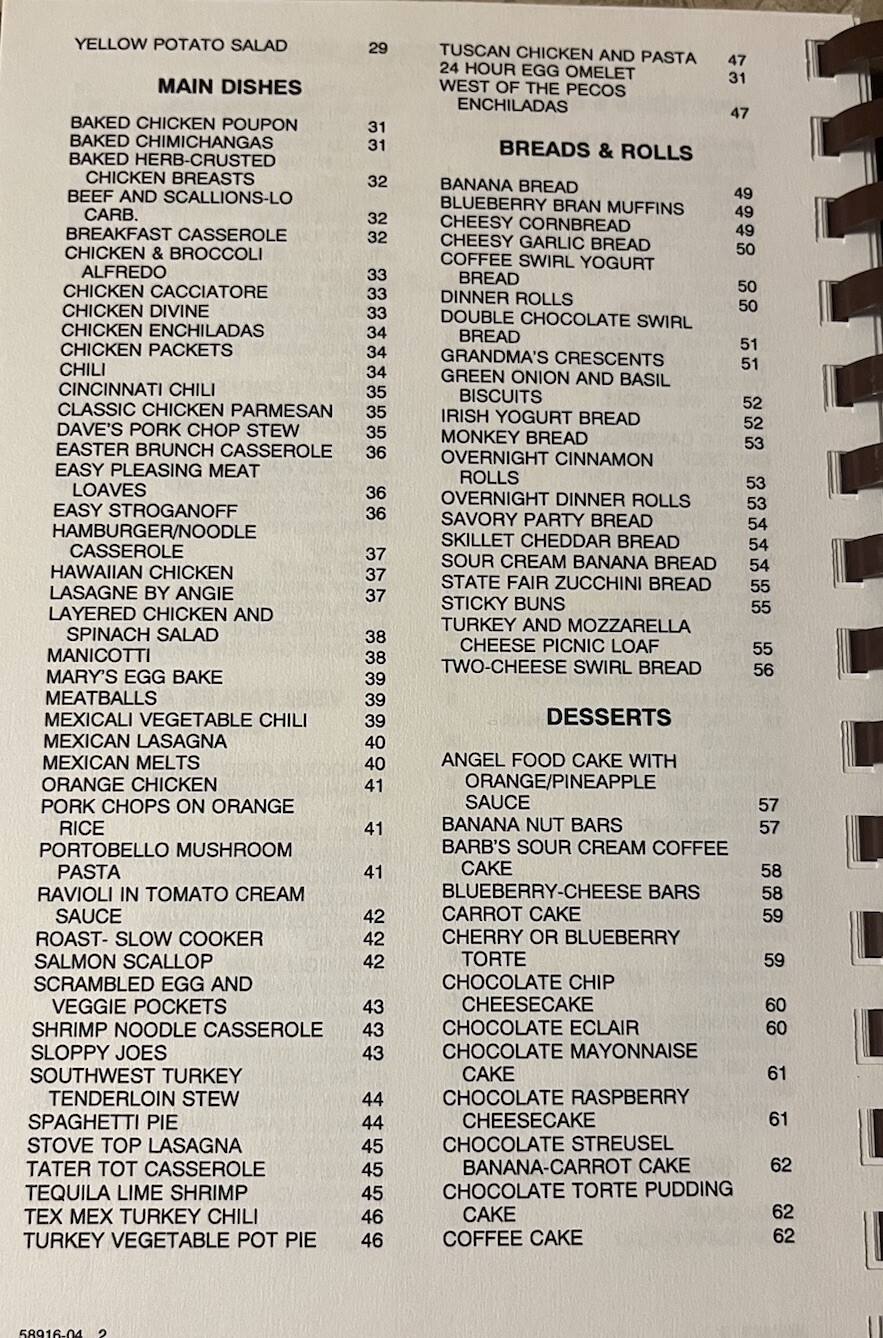 Cooking Wit Karla ACL Anatomic Pathology West Allis WI 2004 Cookbook Recipes