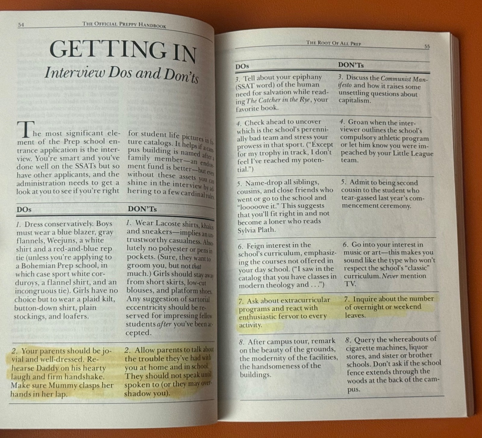 The Official Preppy Handbook [Same Day Shipping] read description