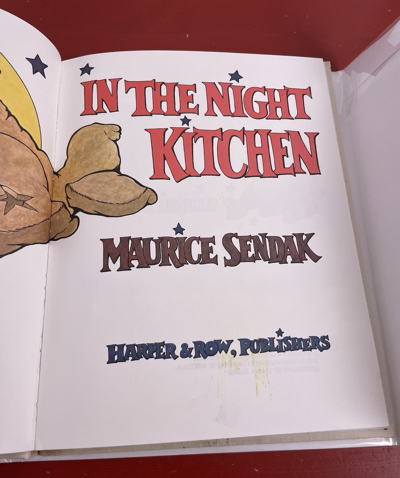 SIGNED In the Night Kitchen by Maurice Sendak Hardcover Dated January 1981