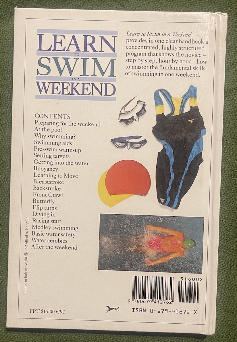 1992 – Learn to Swim in a Weekend – Hardcover