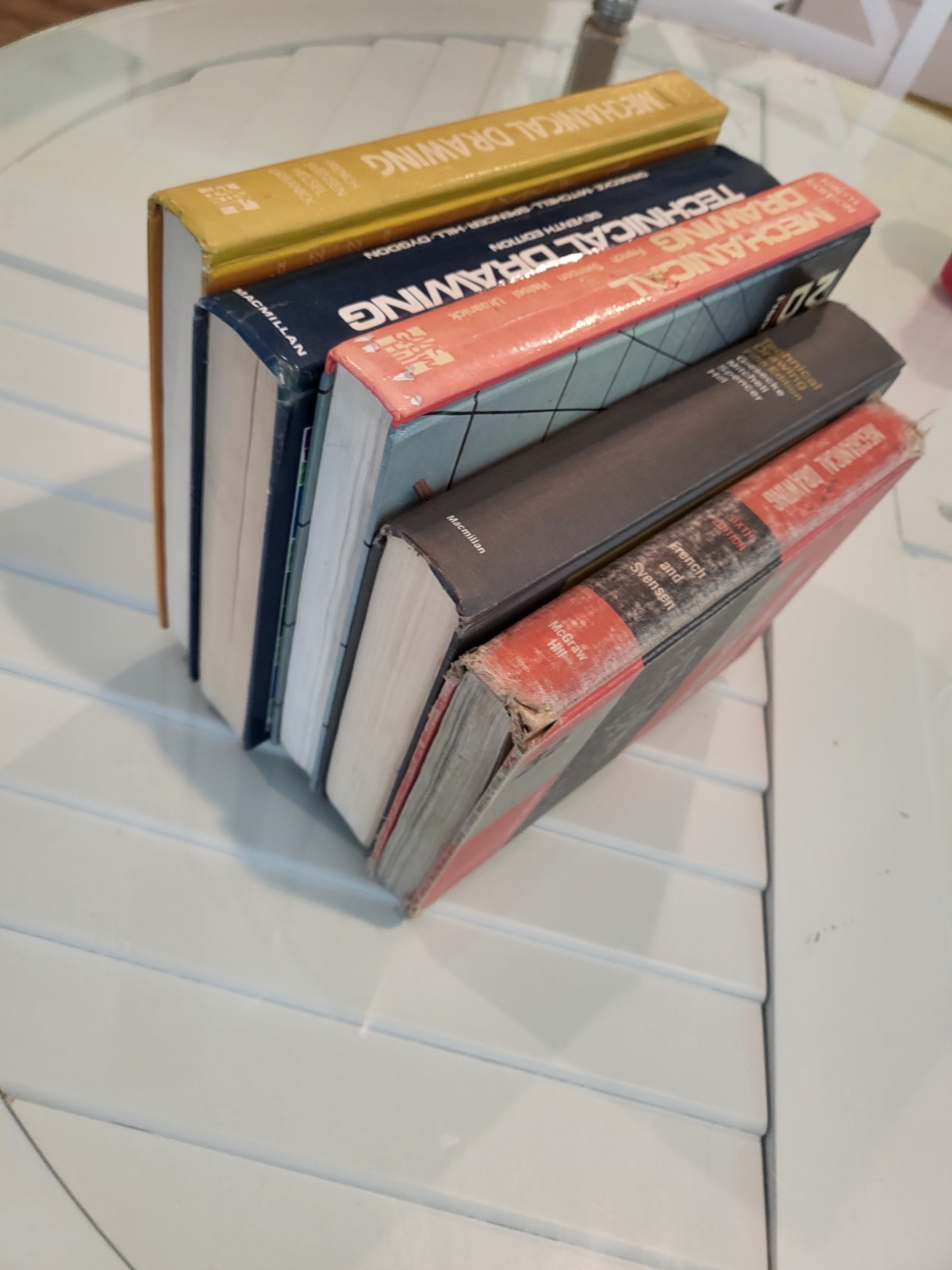 Mechanical & Technical Drawing Hardcover Text Books – Lot of 5