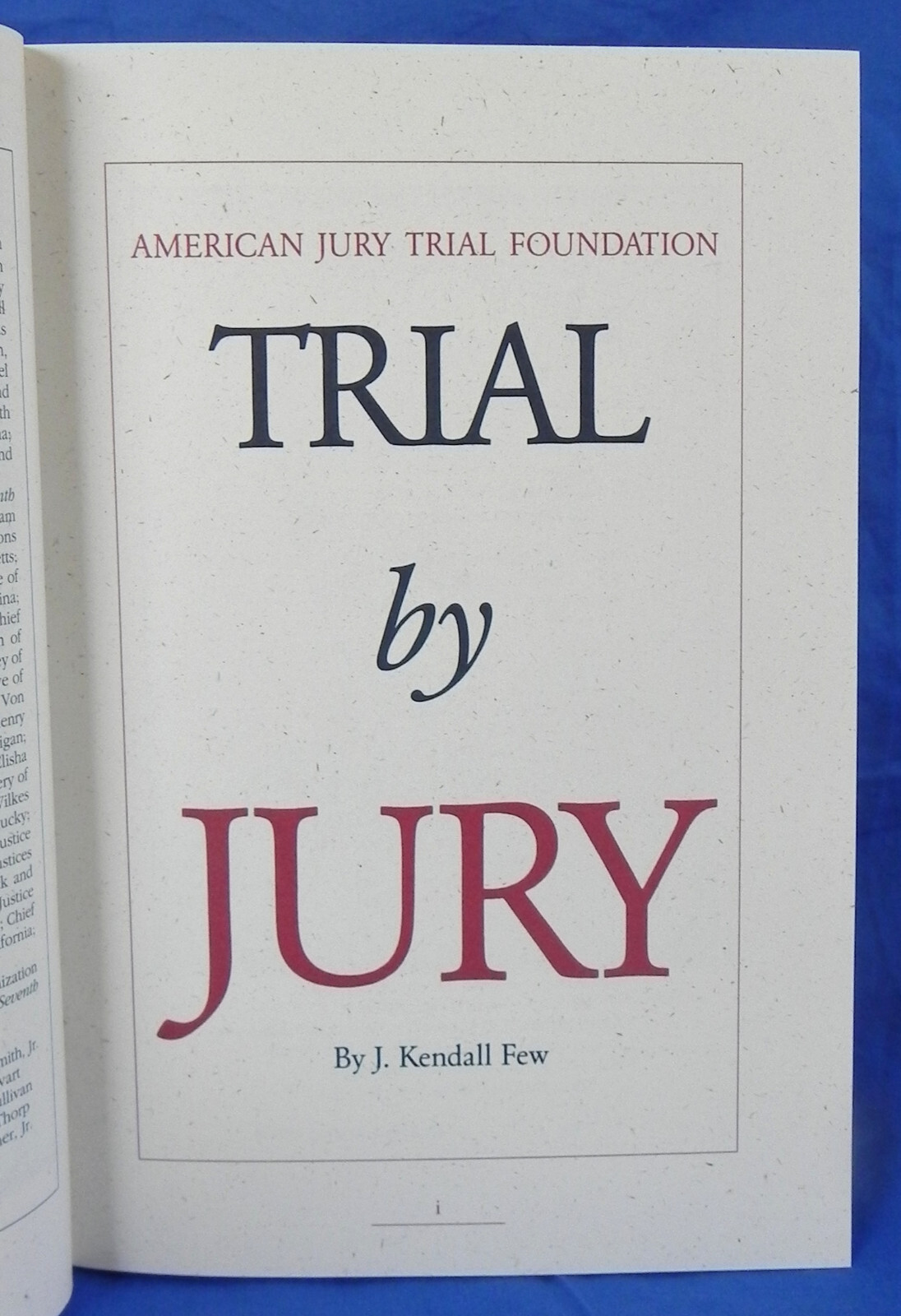 „In Defense of Trial by Jury“ Volumes 1 & 2 Softcover Books + Slipcase, Few 1993