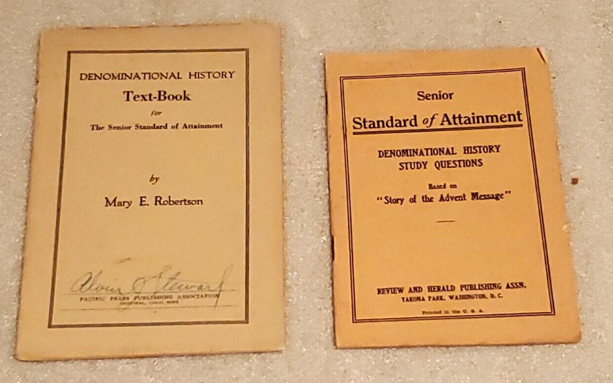 Origin & Progress of Seventh-Day Adventists, Olsen 1932, photos,text book, etc