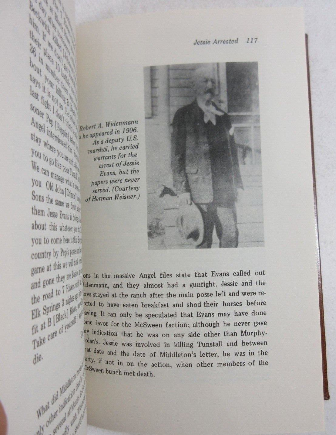 SIGNED LIMITED ED „JESSIE EVANS: LINCOLN COUNTY BADMAN“ McCright Powell Leather