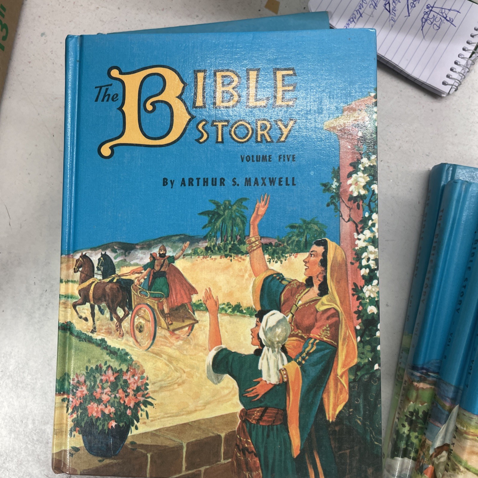 The Bible Story Arthur S Maxwell Volumes 1-10 Complete Set 1st Editions 1953-57