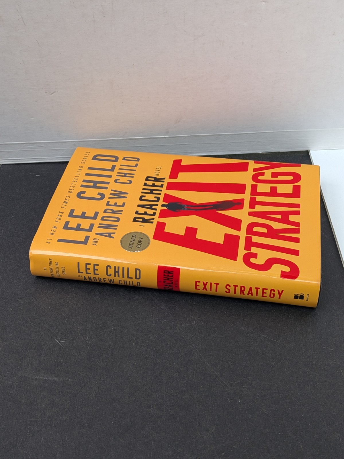 SIGNED Exit Strategy : A Reacher Novel by Lee Child & Andrew Child 2025 1st HC