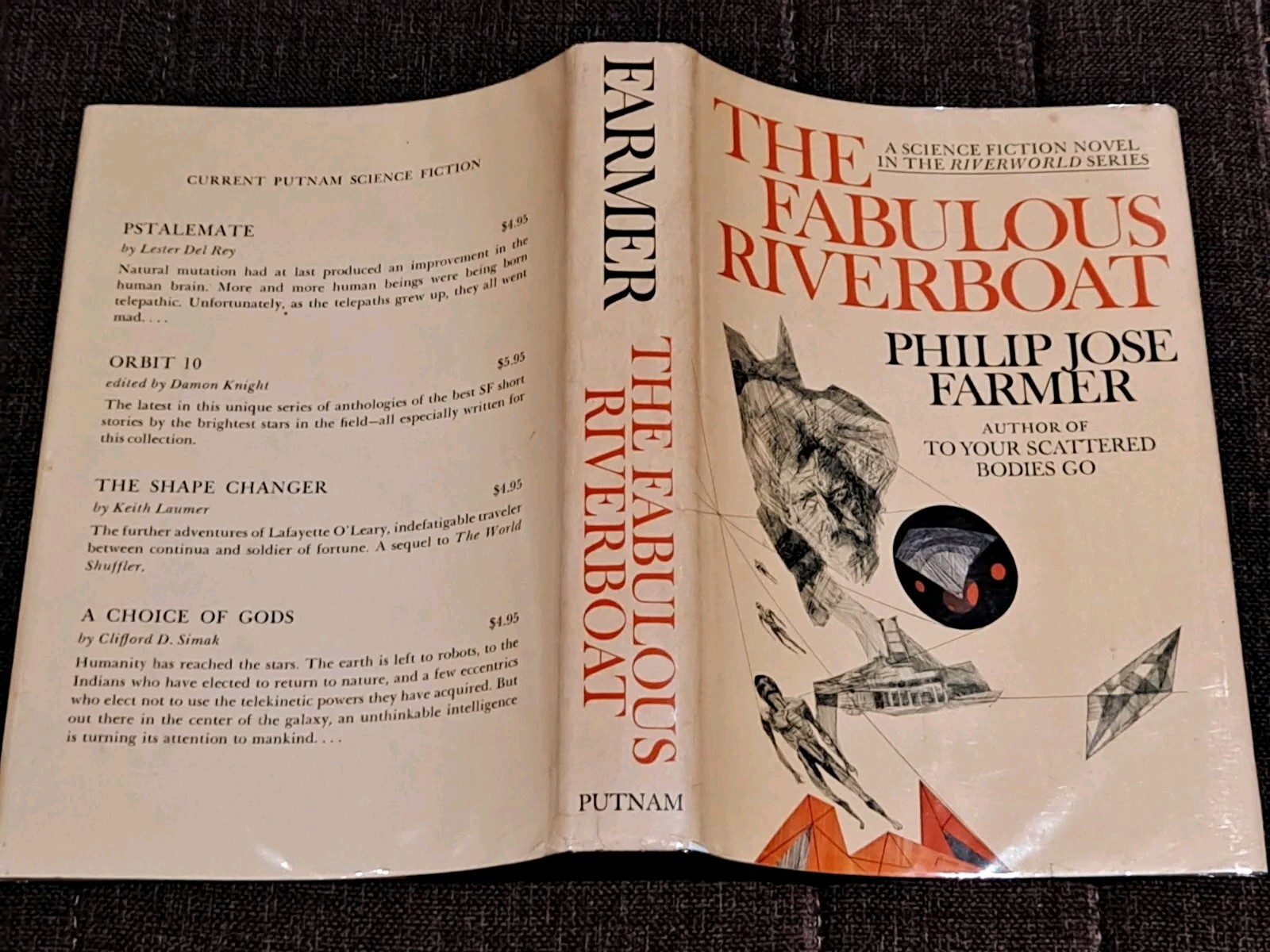 Philip Jose Farmer The fabulous riverboat HBDJ 1st edition