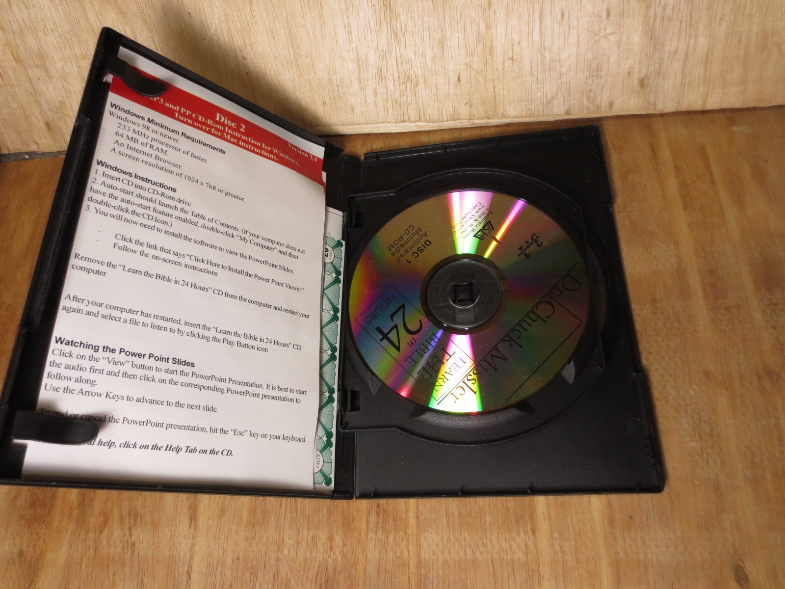 Learn the Bible in 24 Hours Missler, Chuck CD-ROM/Audio Discs 2002 – Tested