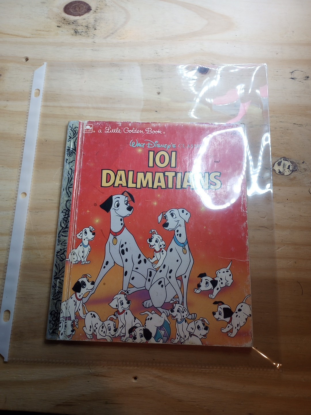 Vintage 101 Dalmations Walt Disney A Little Golden Book Card Collectable 🐕 USA