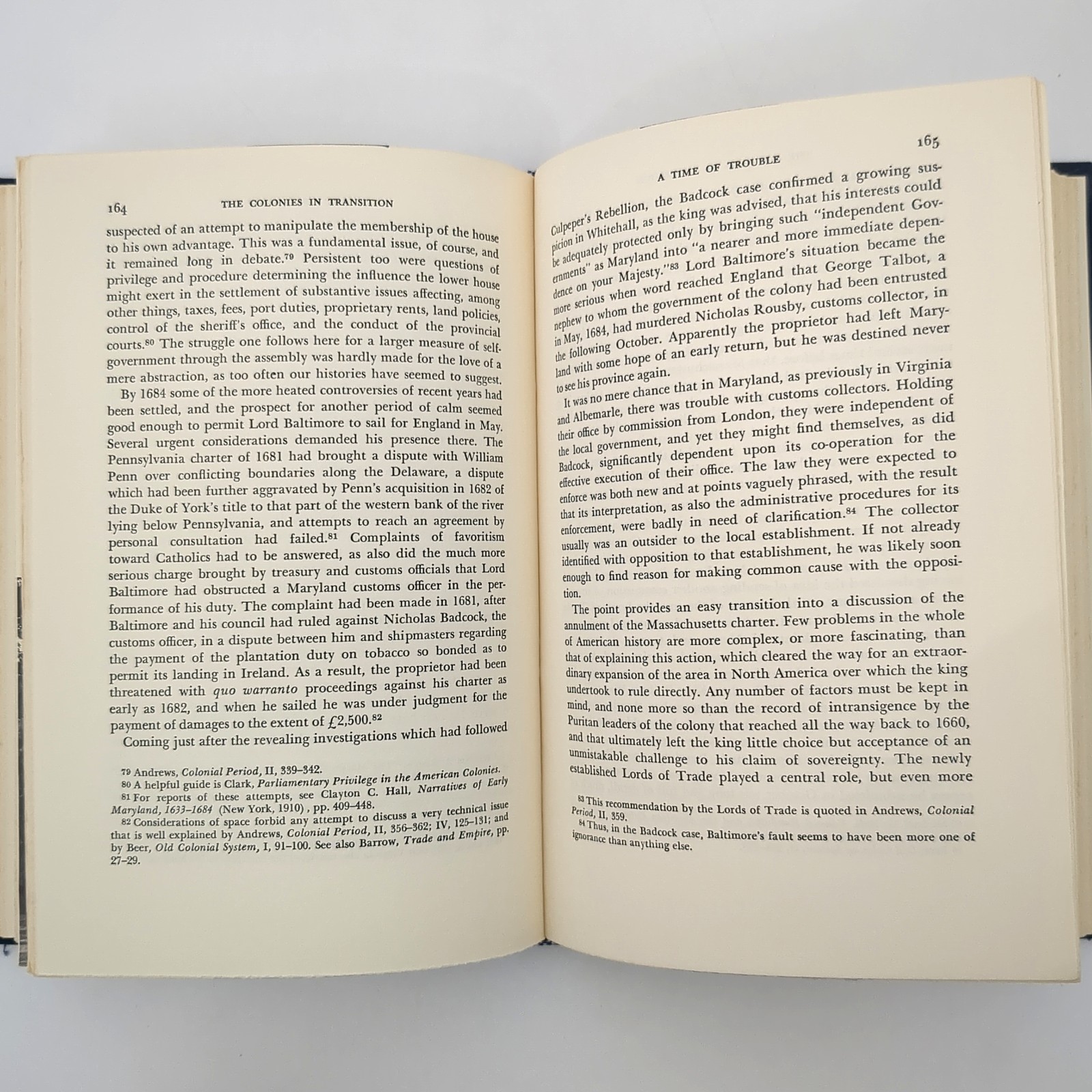 The Colonies In Transition 1660 to 1713 Hardcover Book Wesley Craven 1968
