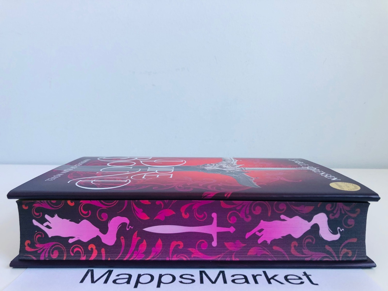 SIGNED Dire Bound by Sable Sorensen DELUXE LIMITED EDITION HC Stenciled Edges