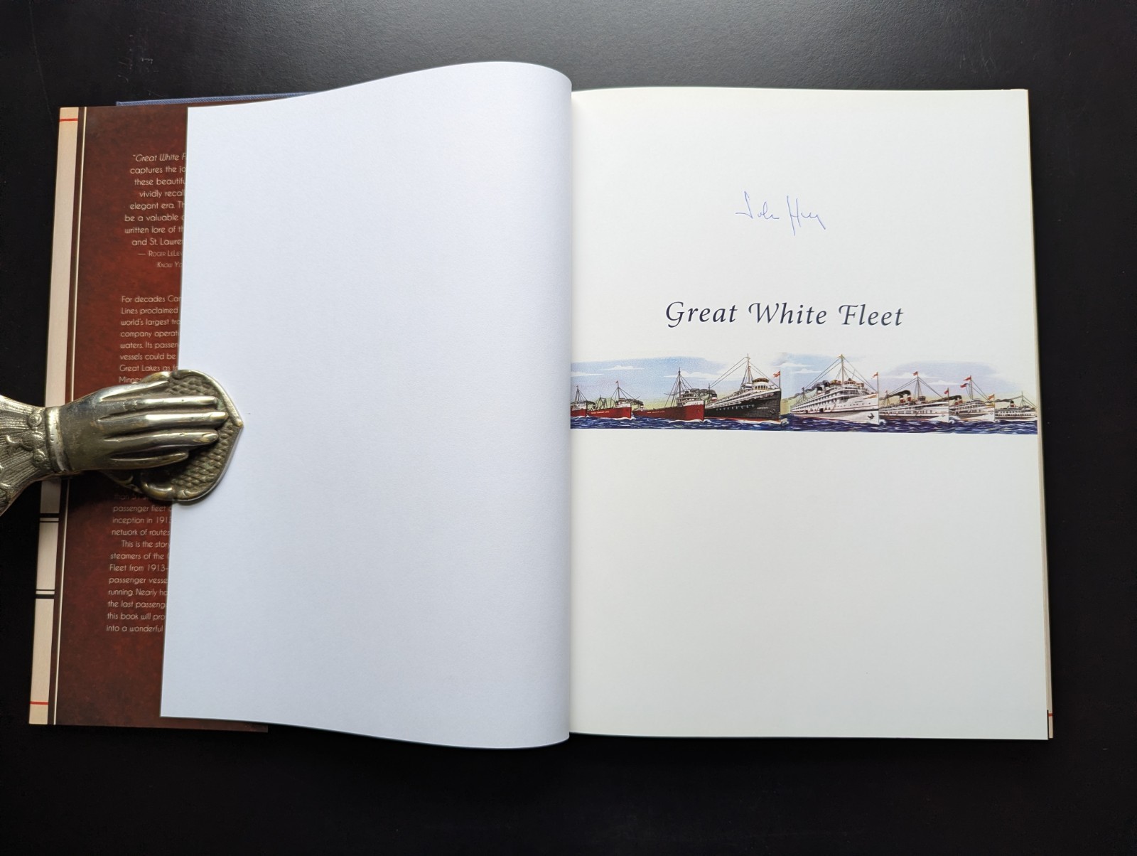Great White Fleet Canada Steamship Lines John Henry Signed History HC