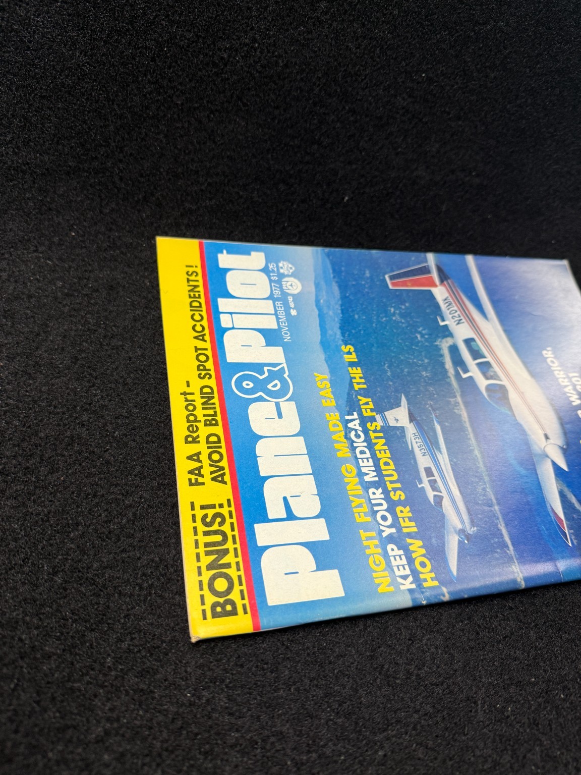 Plane & Pilot Magazine November 1977 Aviation Aircraft Mooney Stinson Vintage