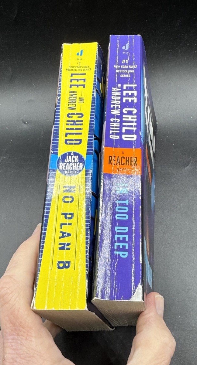 Reacher Novels Lee Child Andrew Child & In Too Deep Paperbacks