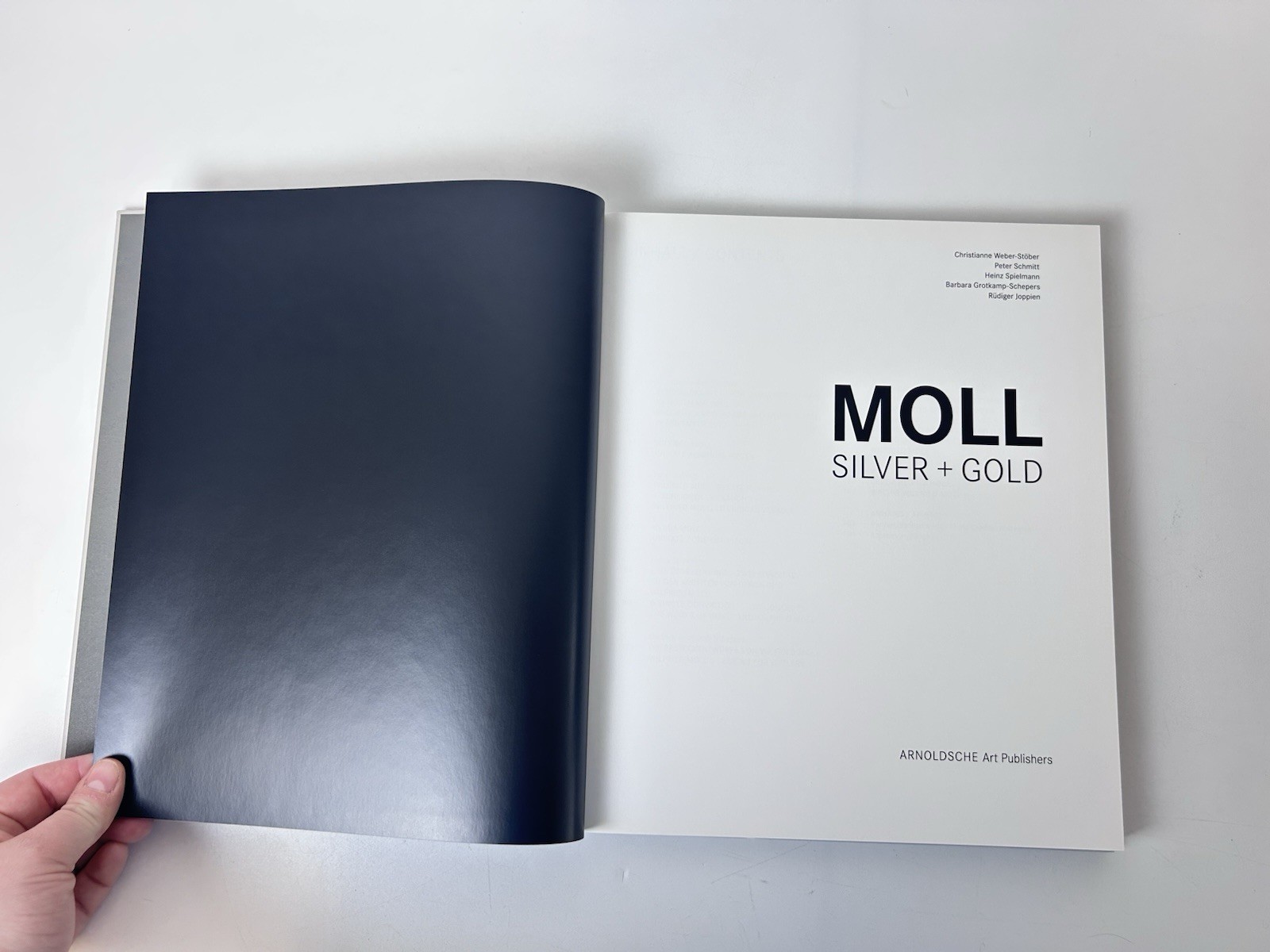 Moll : Silver + Gold; by Spielmann & Weber-Stöber; Arnoldsche Art Publishers; HC