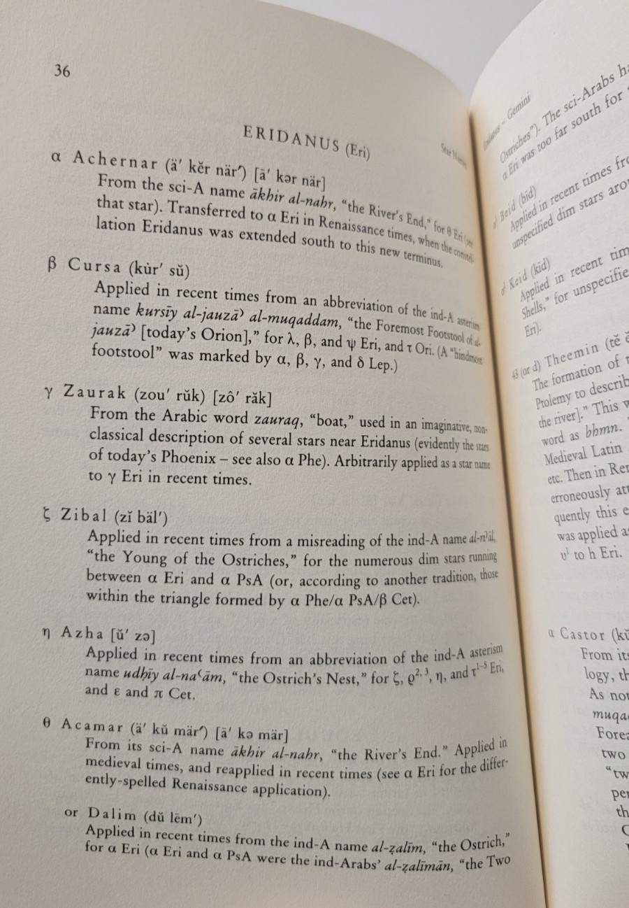 A Dictionary of Modern Star Names: Kunitsch PB/LN/2006 (see photos:)