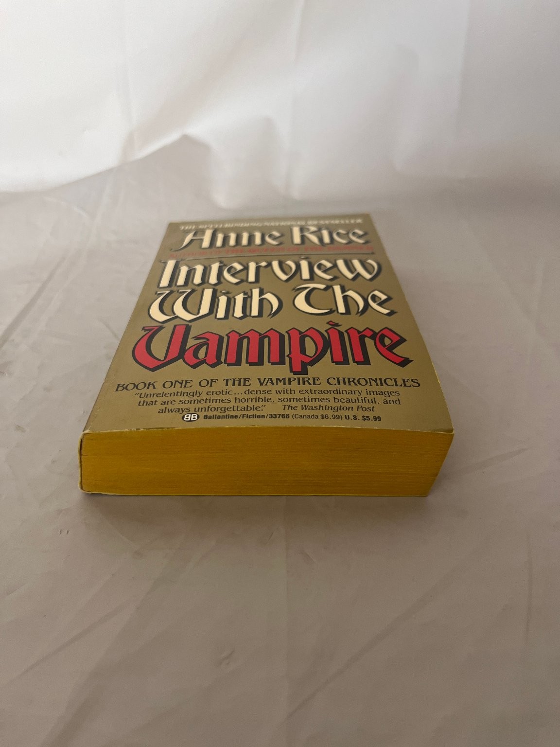 Interview With The Vampire Anne Rice 1989 Paperback The Vampire Chronicles