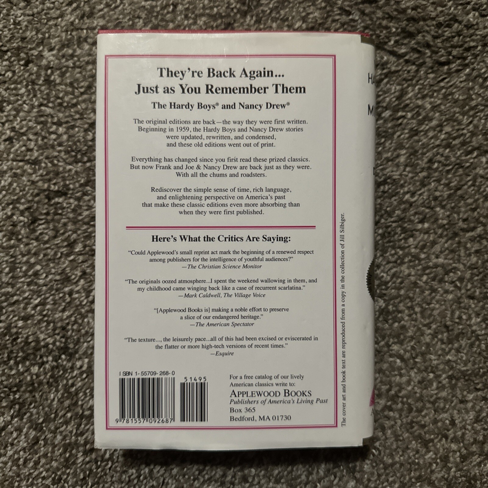 What Happened at Midnight #10 Hardy Boys Dixon APPLEWOOD with DJ Beautiful Copy!