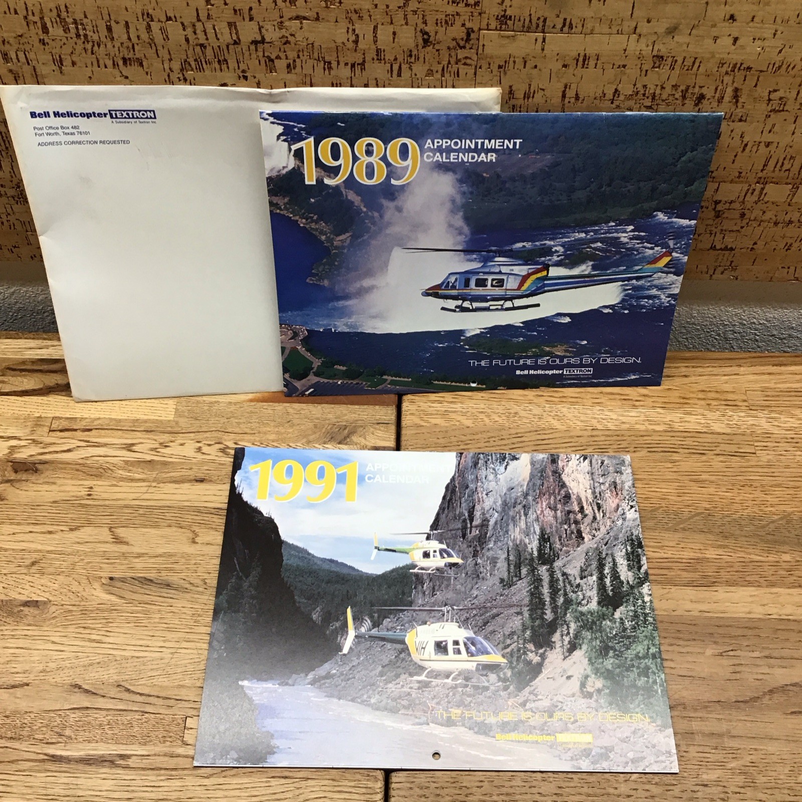 BELL HELICOPTER – Appointment Calendar – 1989 & 1991 – Lot Of 2 – MM6.112