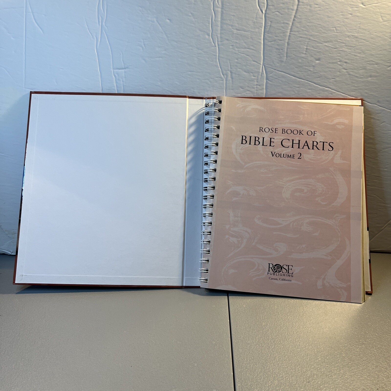 Rose Book of Bible Charts Vol 2 Rose Publishing Staff 2008 Hardcover with spiral