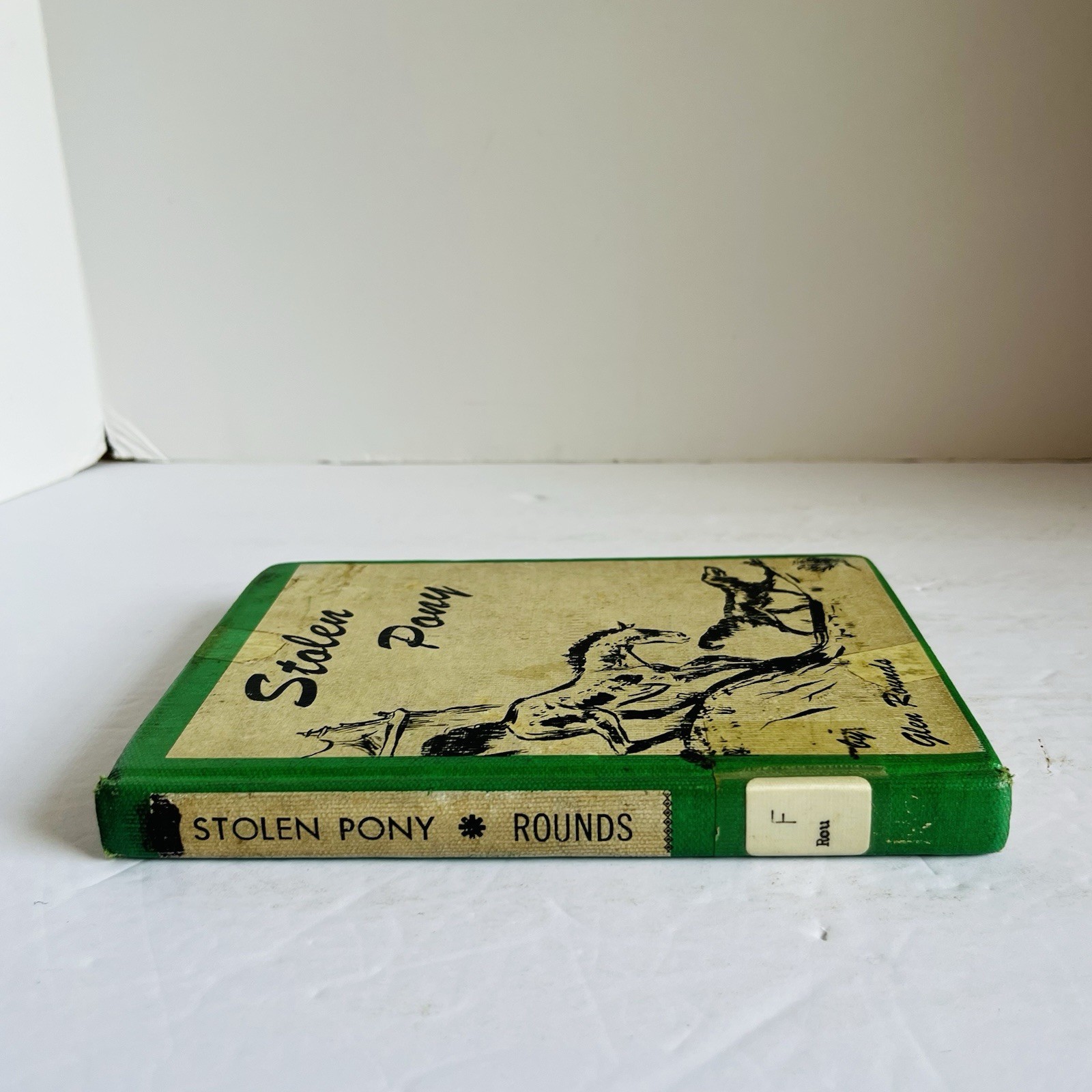 1948 Stolen Pony by Glen Rounds Vintage Western Cowboy Horse Book Holiday House